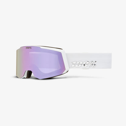 SNOWCRAFT S HiPER Goggle White/Lavender - Mirror Lavender Lens