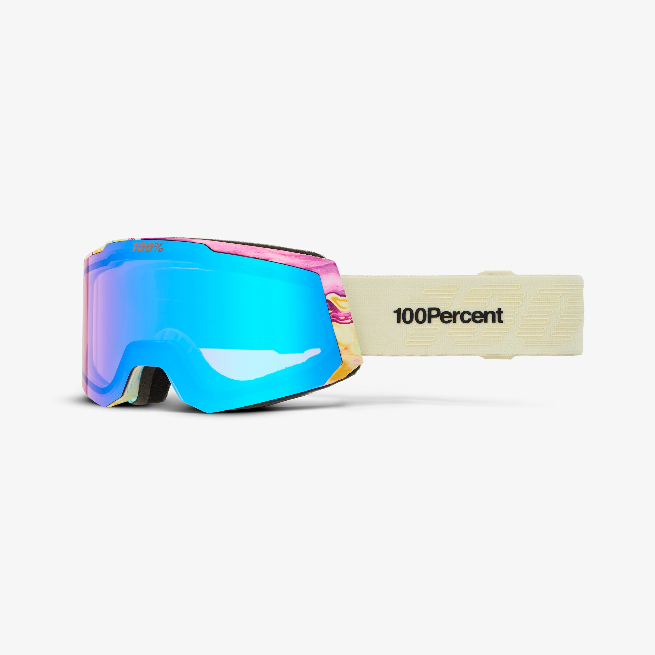 silver mirror ski goggles Snowcraft S HiPER Goggle Silencio
