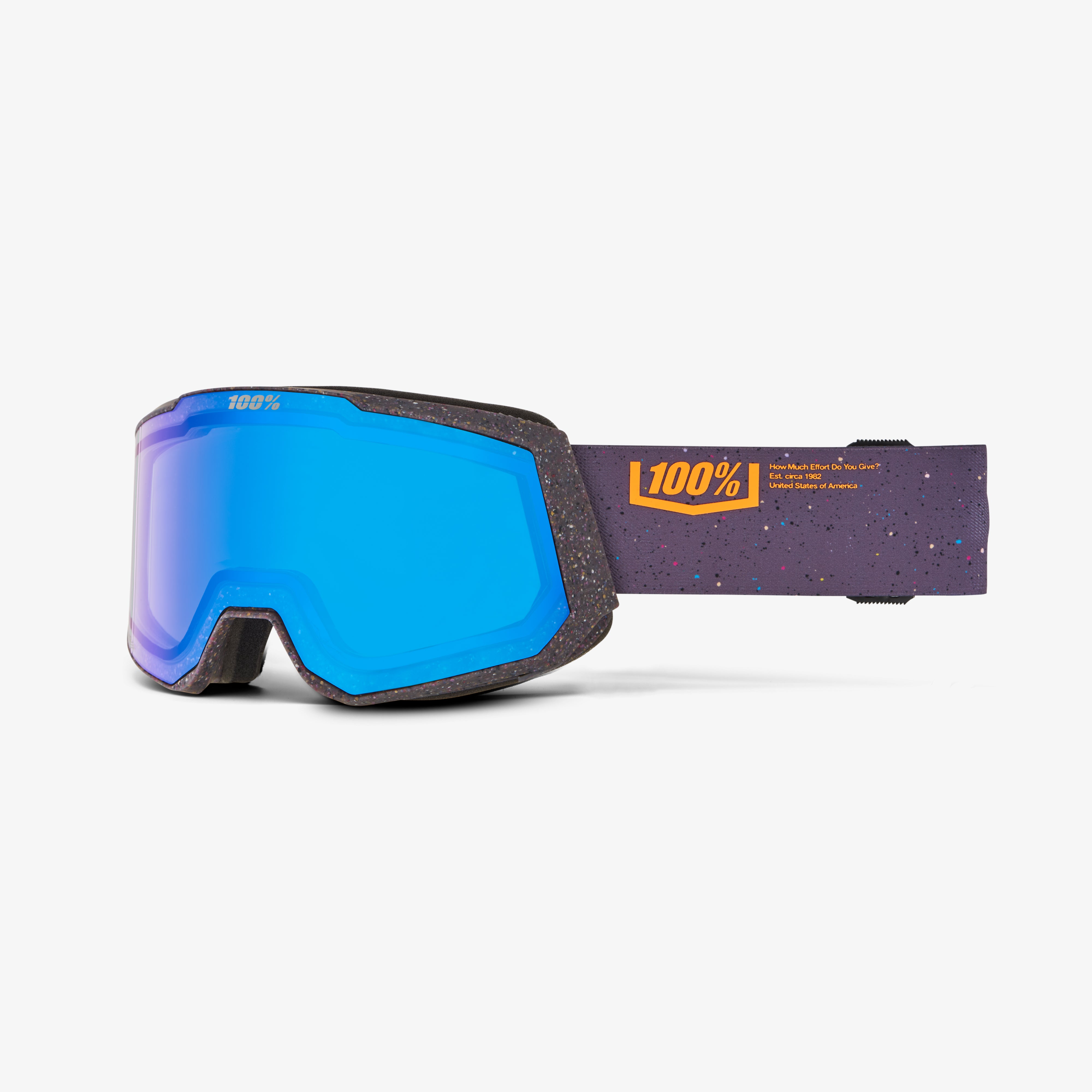 SNOWCRAFT XL AF HiPER Goggle Academia - Mirror Blue Flash Lens