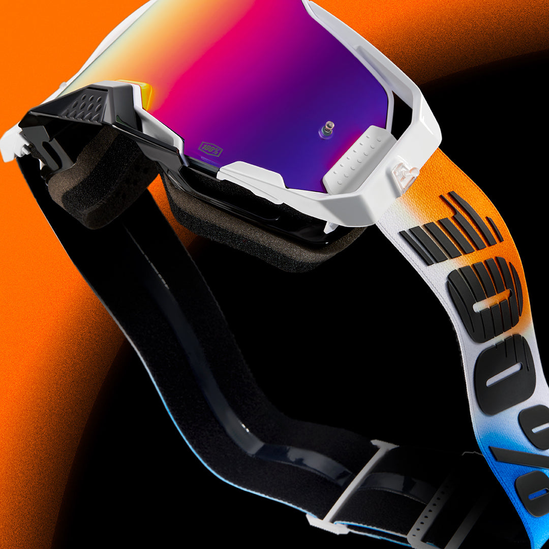 Armega Goggle United Hiper Red/Blue Mirror Lens