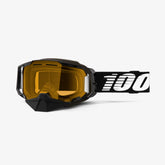 ARMEGA SNOWMOBILE Dual Pane Vented Goggle Black