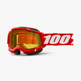 ACCURI 2 SNOWMOBILE Dual Pane Vented Goggle Red