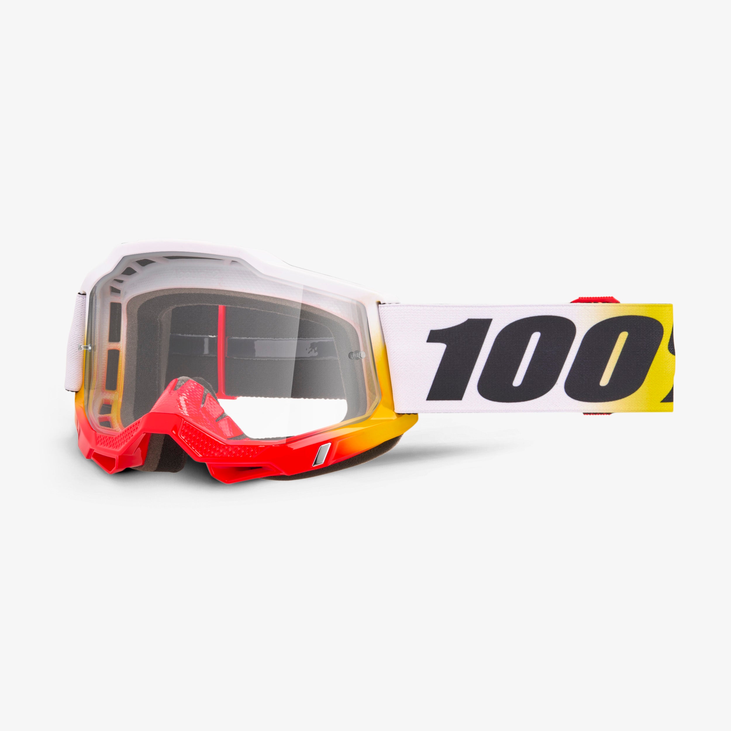 100% Accuri Goggles - Yellow/Red Mirror Lens, Anti-Fog