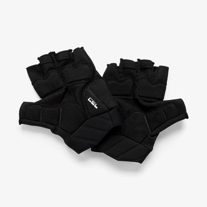 EXCEEDA Gel Short Finger Gloves Black