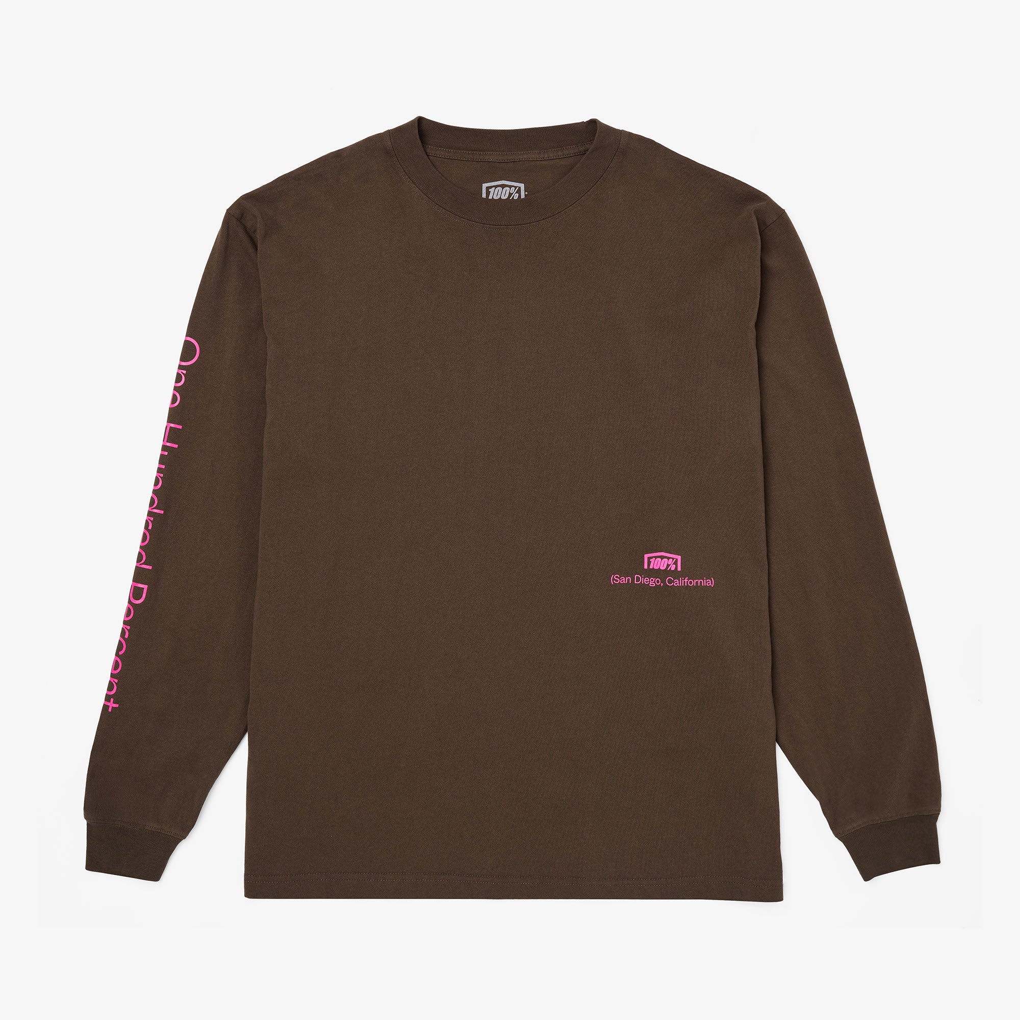TERRA Long Sleeve Oversized Tee Chocolate