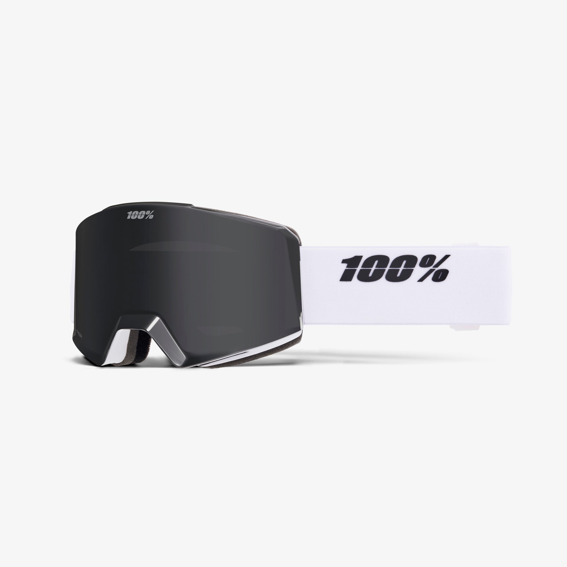 NORG Goggle Essential White/Black Low Bridge Fit