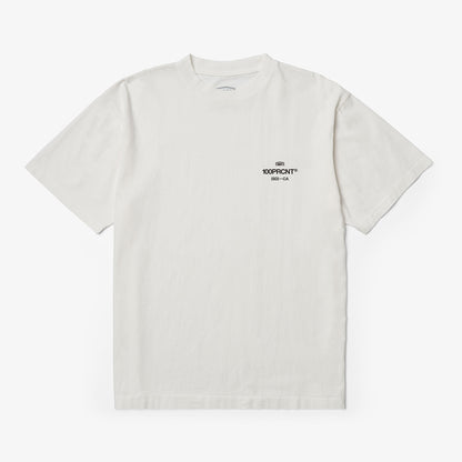 STAPLE Short Sleeve Oversized Tee White