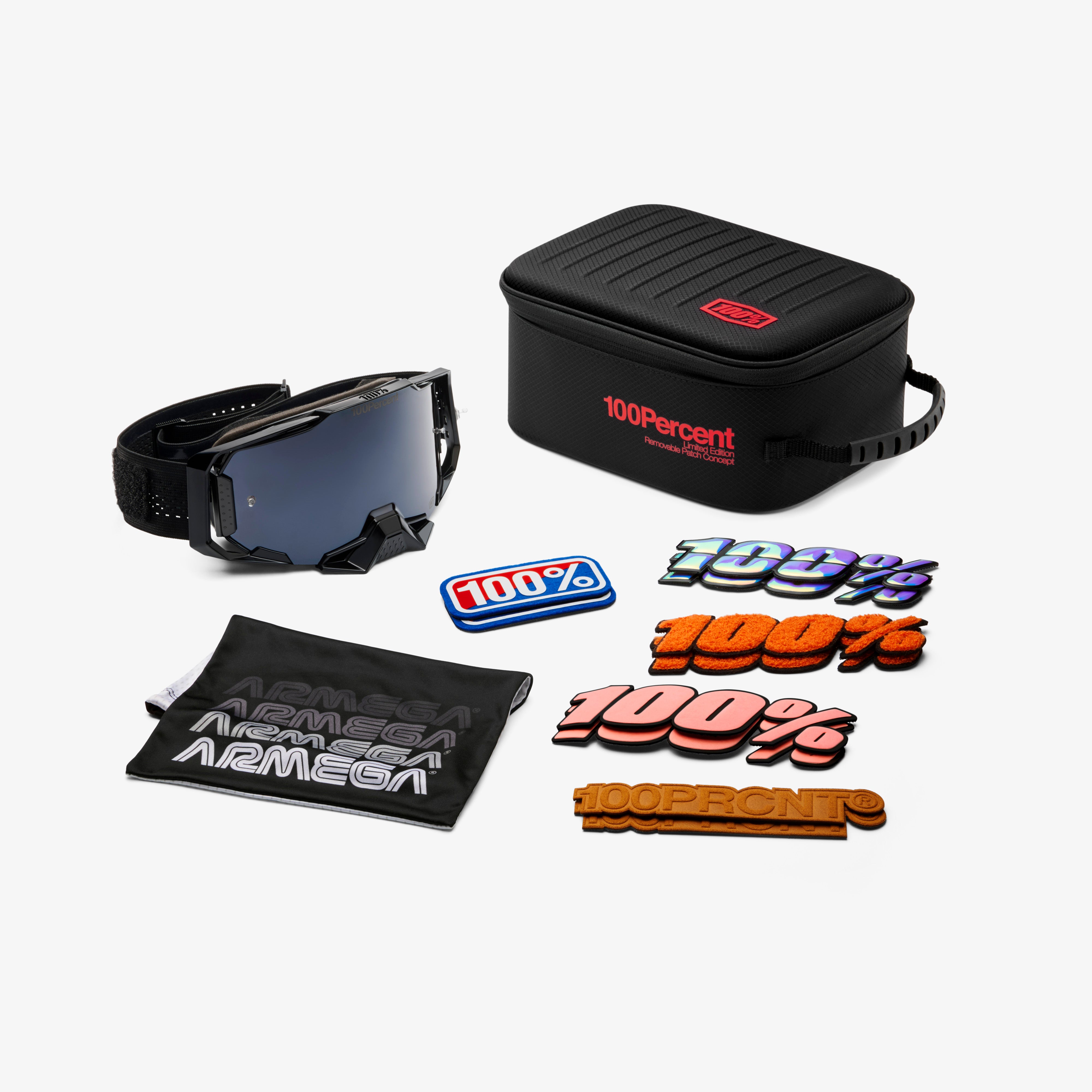 ARMEGA LE Custom Goggle Patch Kit HiPER Silver Mirror Lens