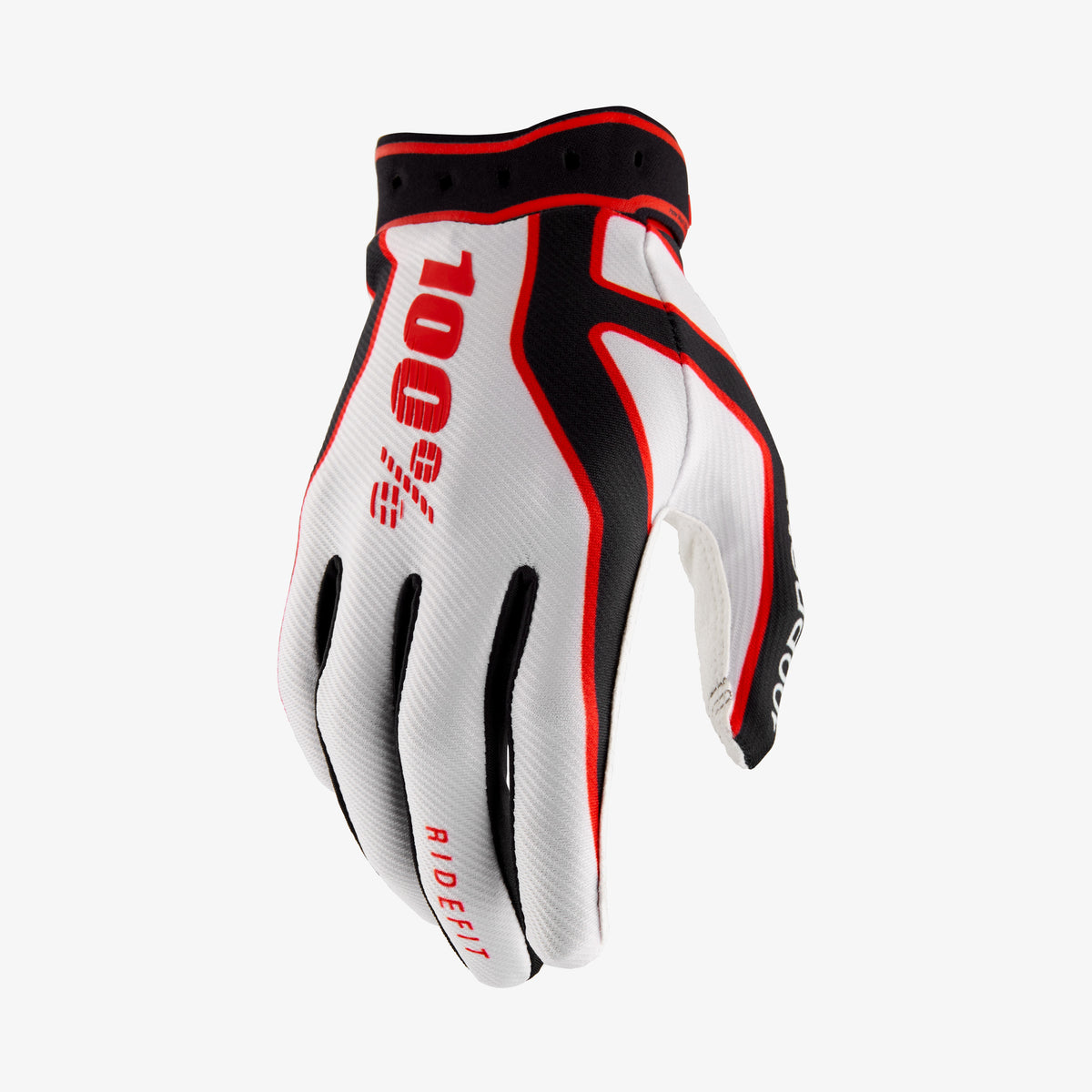 RIDEFIT Gloves White/Red/Black