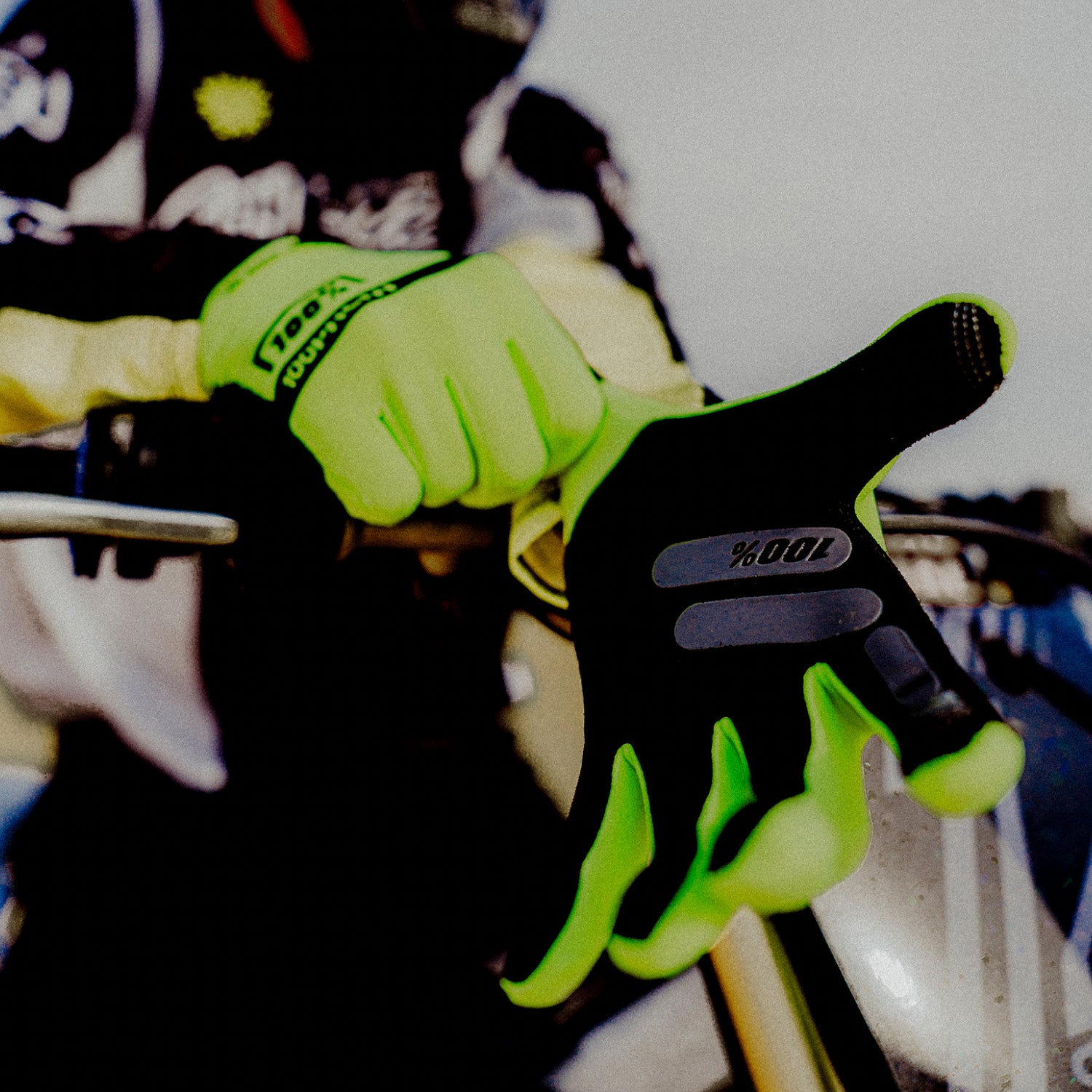 RIDECAMP Gloves Fluo Yellow
