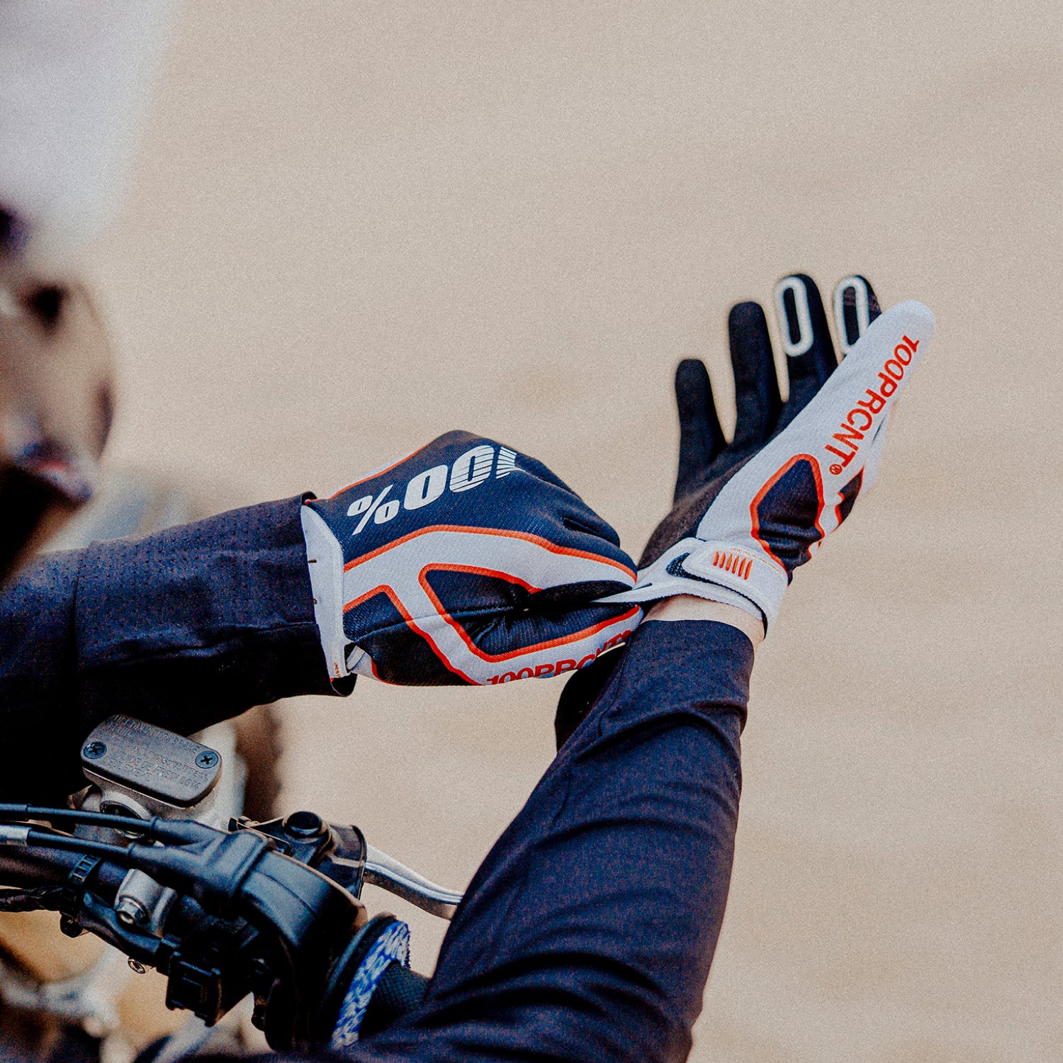 RIDEFIT Gloves Grey/Black