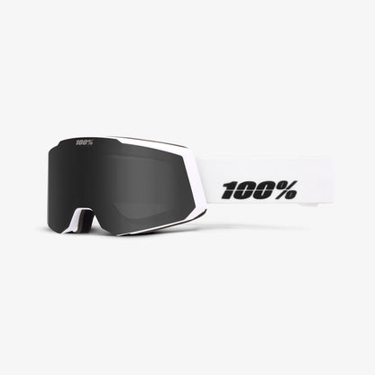 SNOWCRAFT Goggle White/Black HiPER Black Mirror Lens