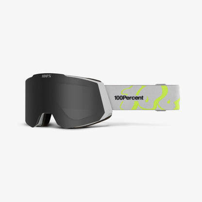 SNOWCRAFT Goggle Bubblygo Grey Aqua HiPER Black Mirror Lens