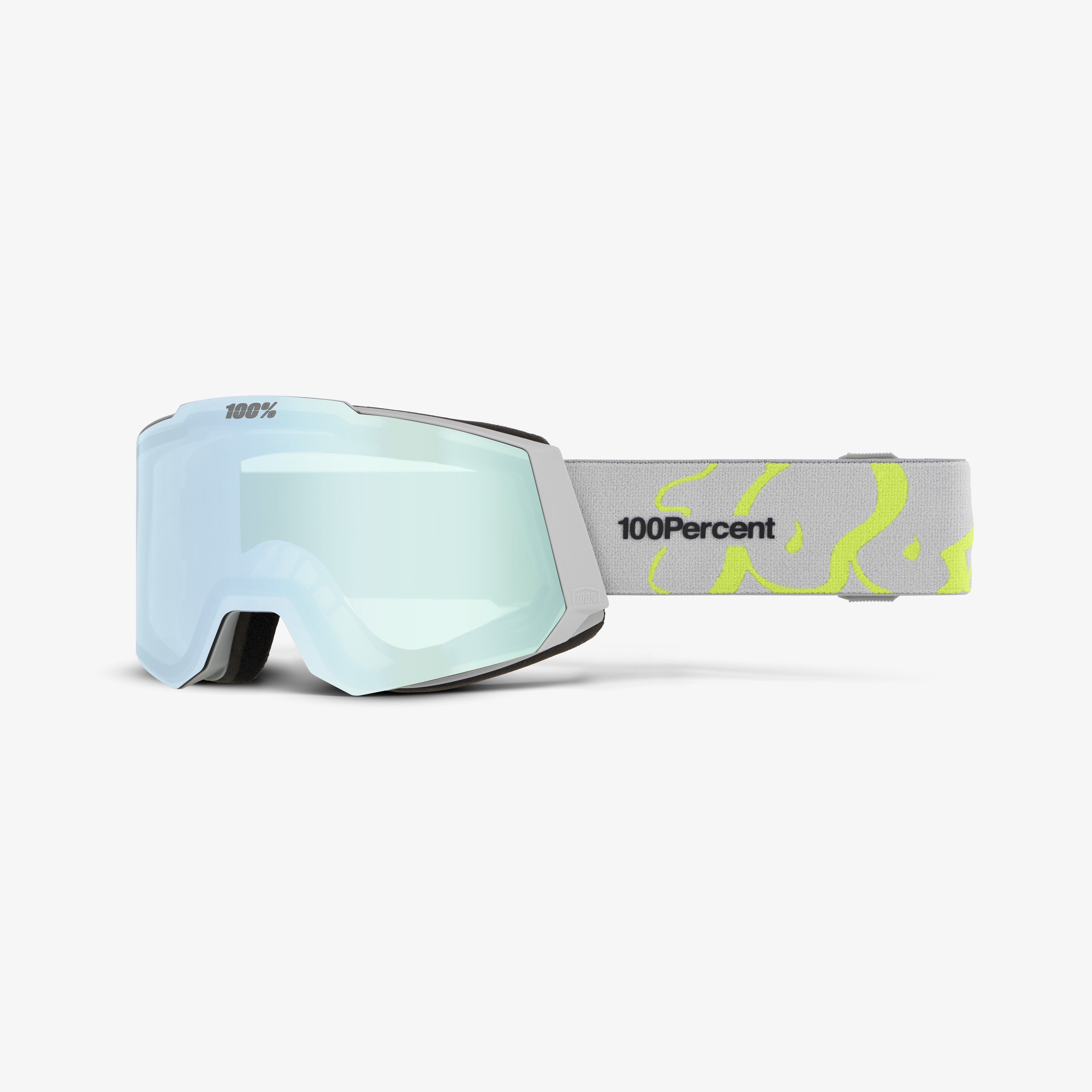 SNOWCRAFT Goggle Bubblygo Grey Aqua HiPER Black Mirror Lens