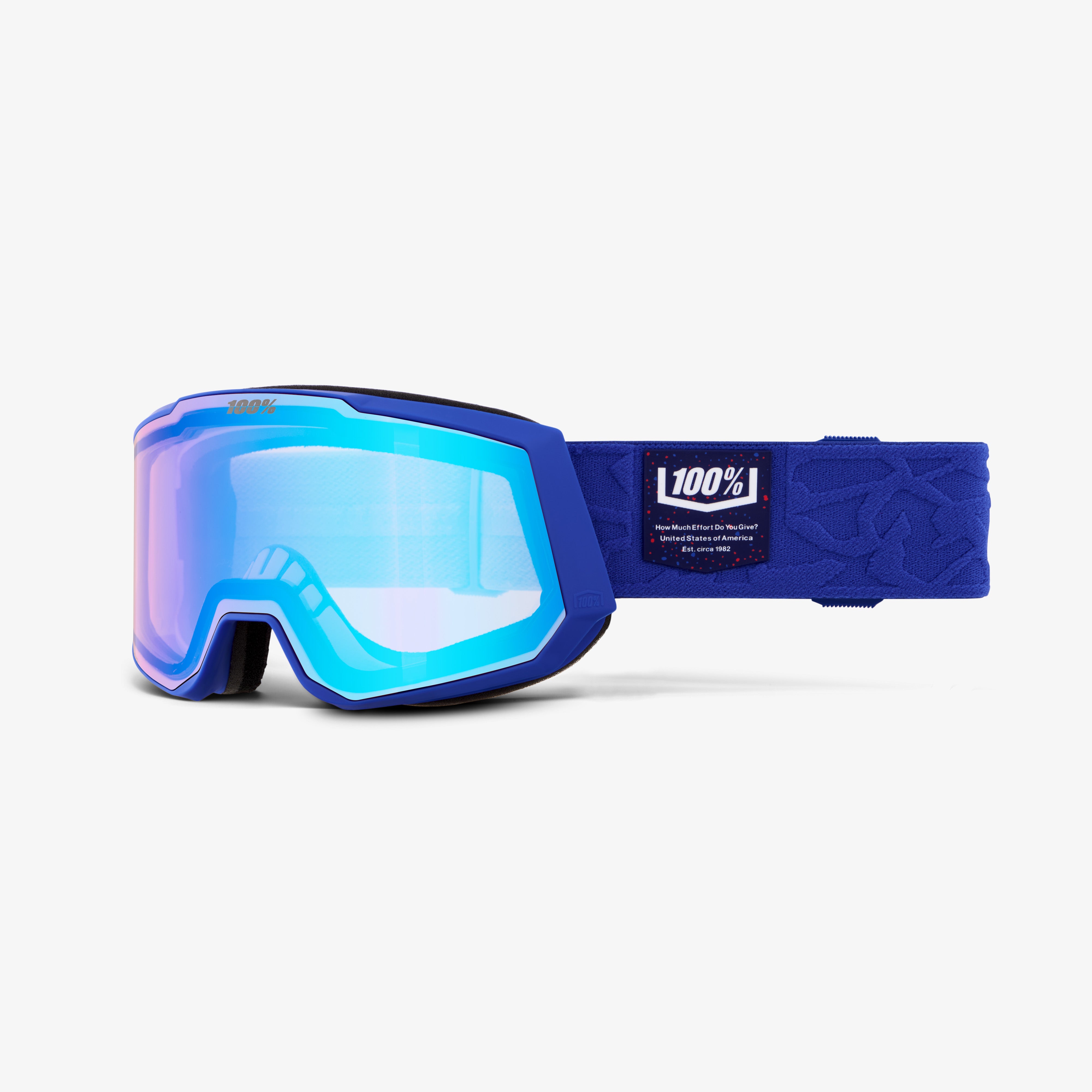 SNOWCRAFT XL Goggle Luminous Blue HiPER Violet Mirror Lens