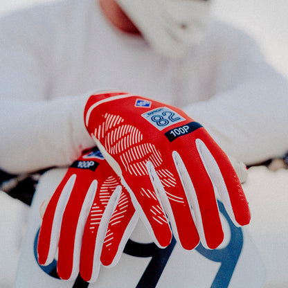 ITRACK Gloves Red/White