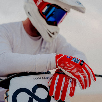 ITRACK Gloves Red/White