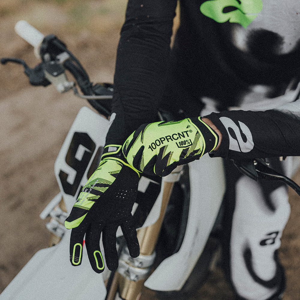 RIDEFIT Gloves Fluo Yellow/Black - Secondary