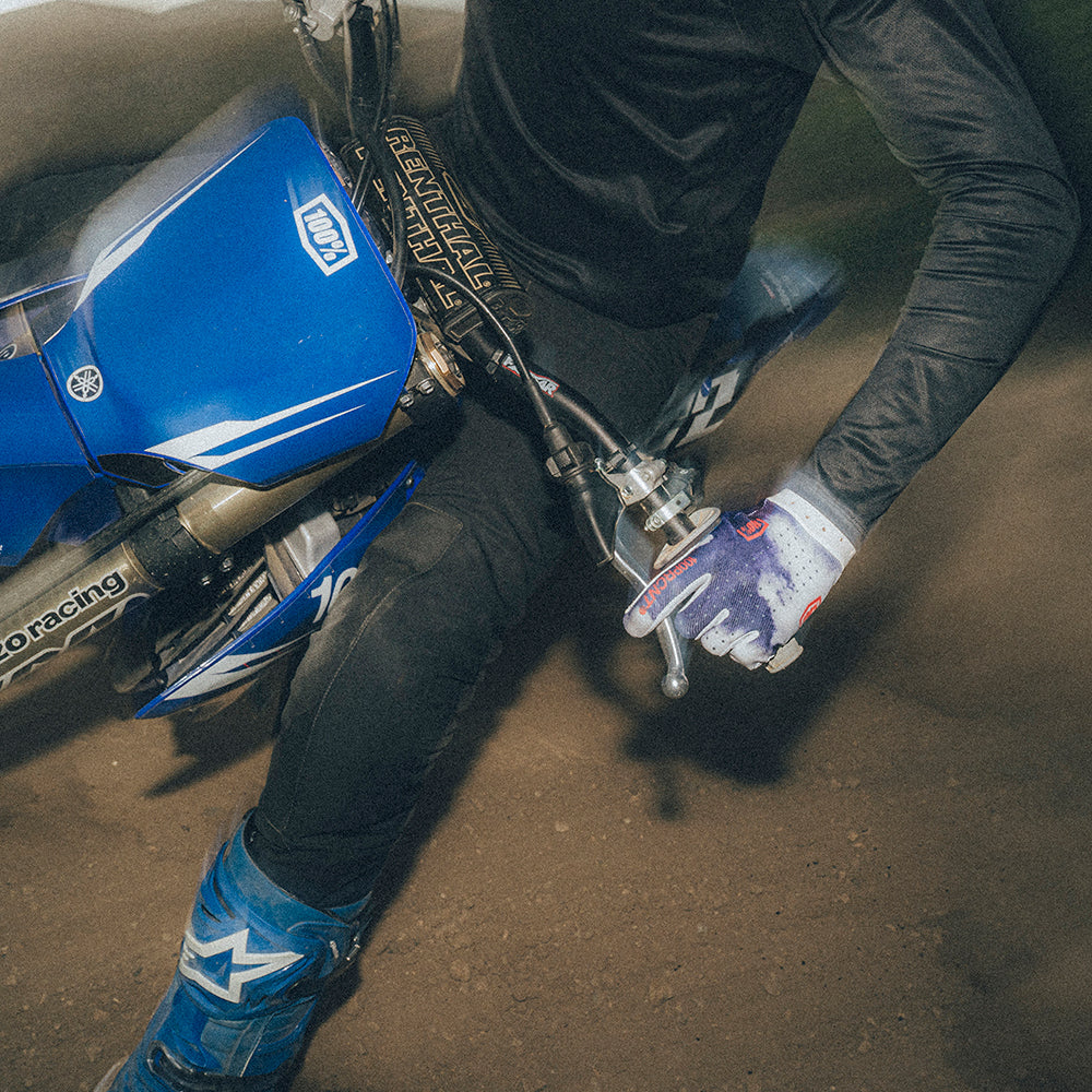 ITRACK Gloves Blue/White