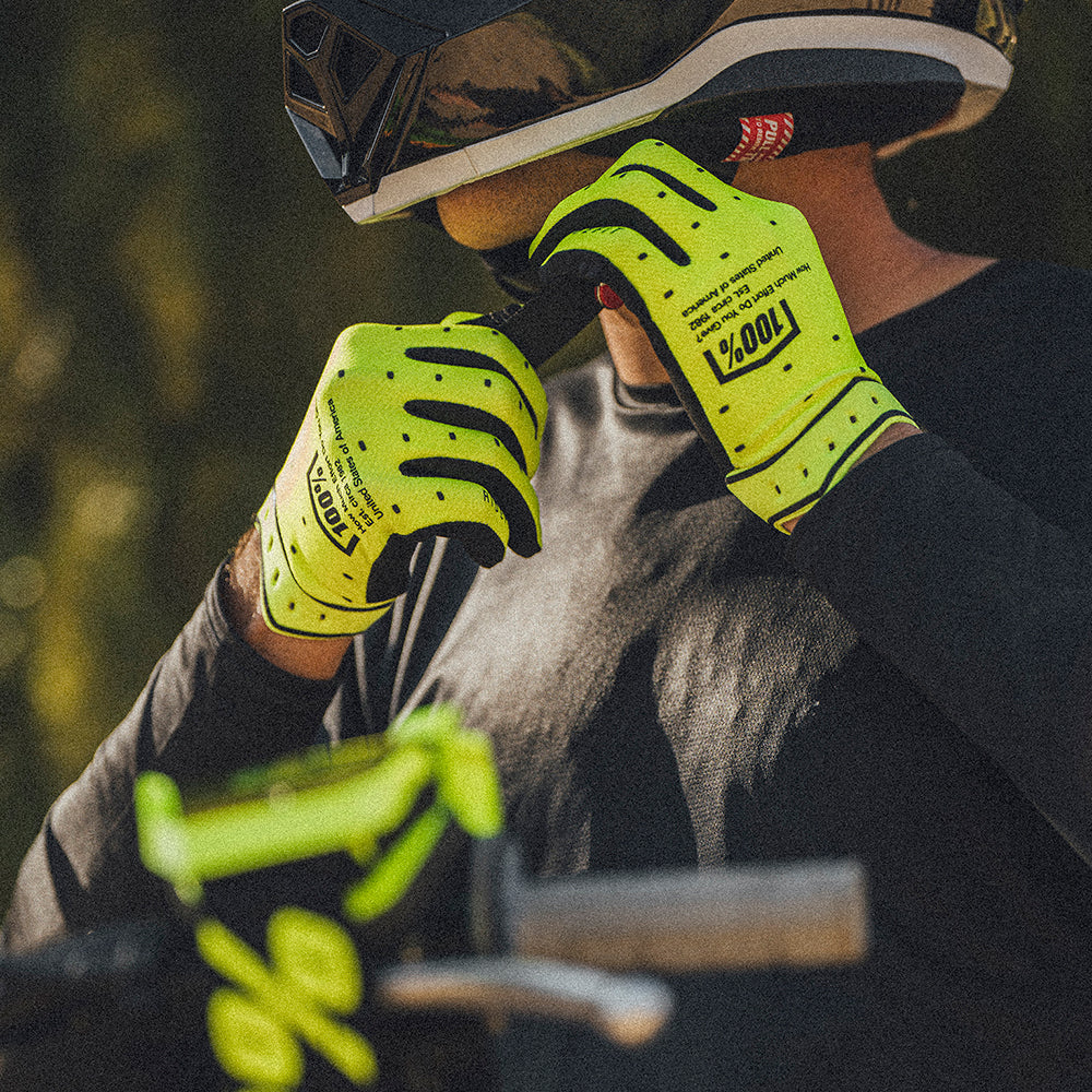 RIDEFIT Gloves Fluo Yellow - Secondary