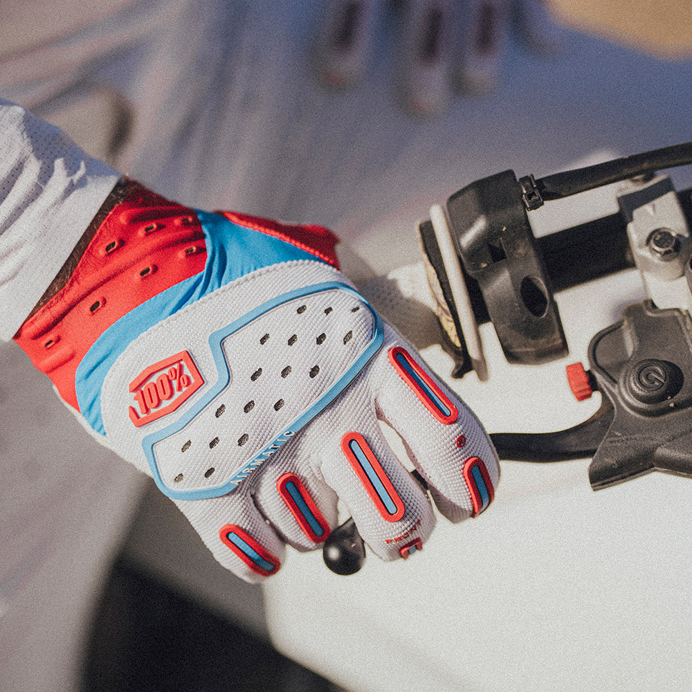 AIRMATIC 2 Gloves Red/White/Blue - Secondary