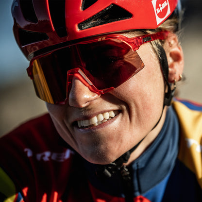 TREK TFR S3 Translucent Matte Red HiPER Red Mirror Lens