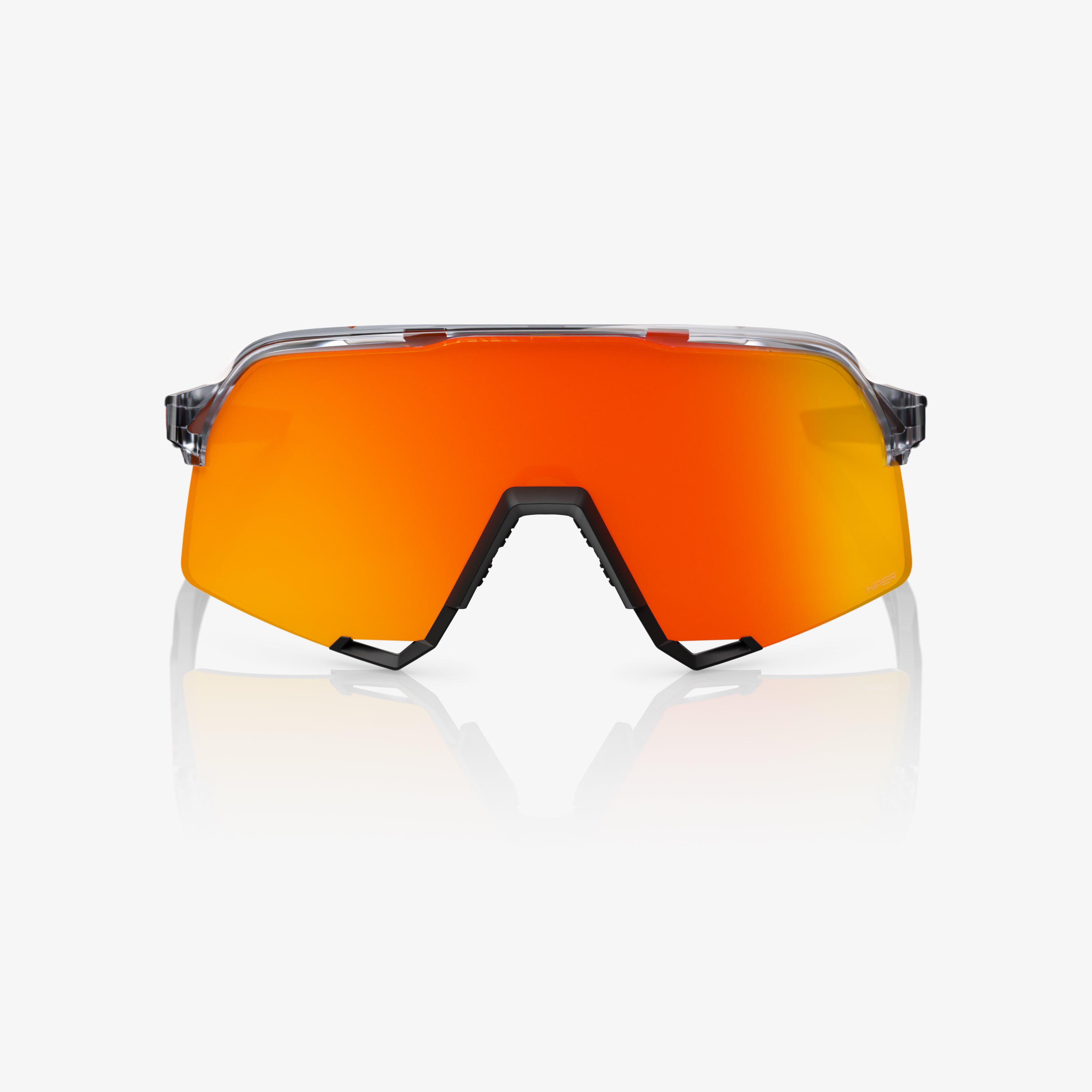 S3 Polished Translucent Grey & Matte Black HiPER Red Mirror Lens - Secondary