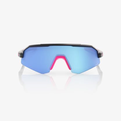 SLENDALE YOUTH Matte Black/Pink HiPER Blue Mirror Lens