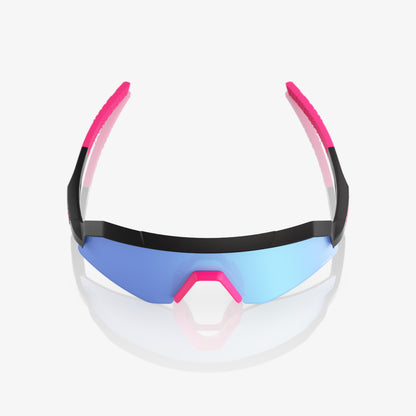 SLENDALE YOUTH Matte Black/Pink HiPER Blue Mirror Lens
