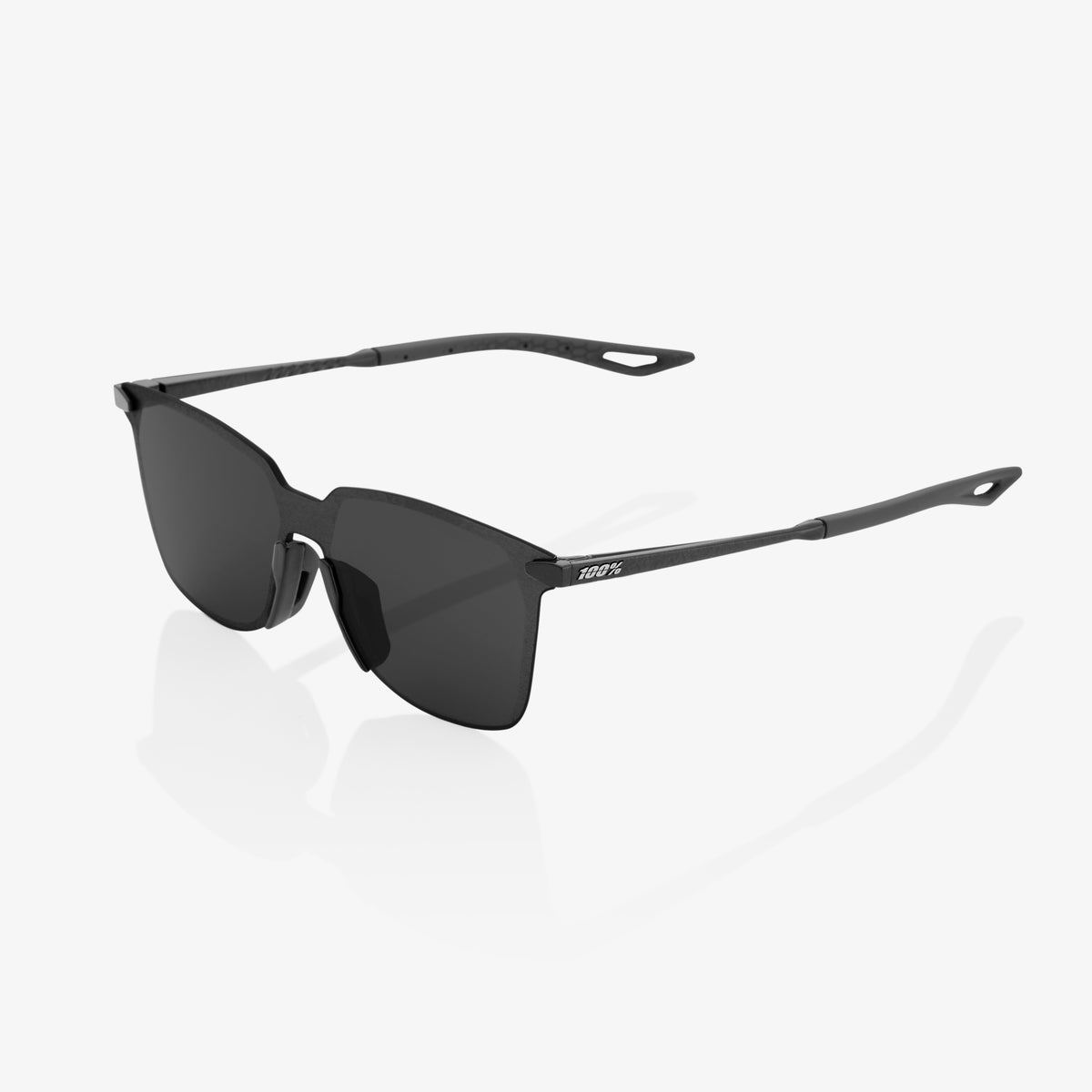 Classic Black Square Sunglasses - Smoke Lenses SL 1-002 Saint Laurent // Black SL1 002 New Wave Sunglasses – VSP  main image 2