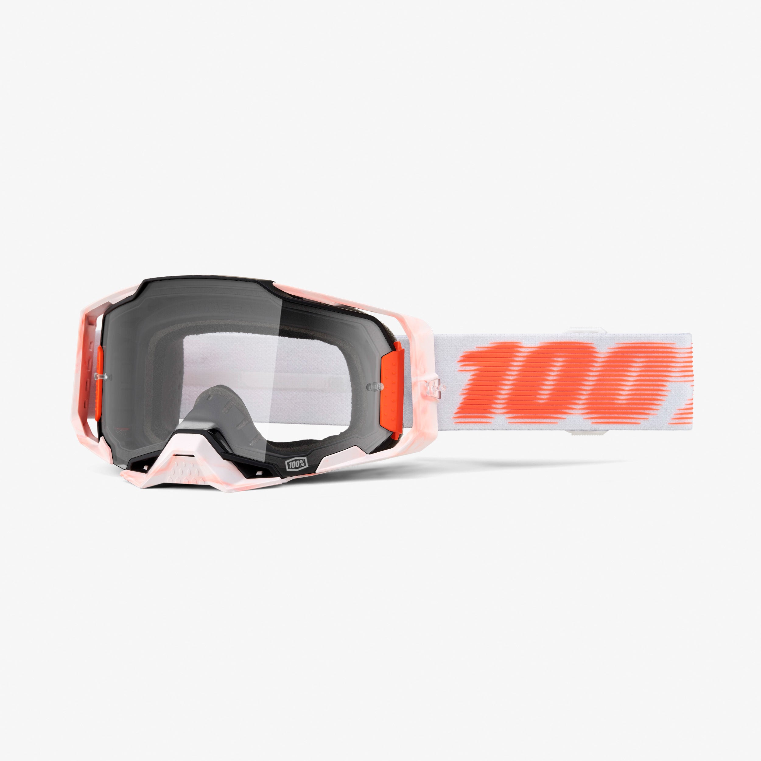 100% ARMEGA 2020 Goggles Motocross Dirtbike Off-Road Enduro CLEAR & MIRROR  LENS