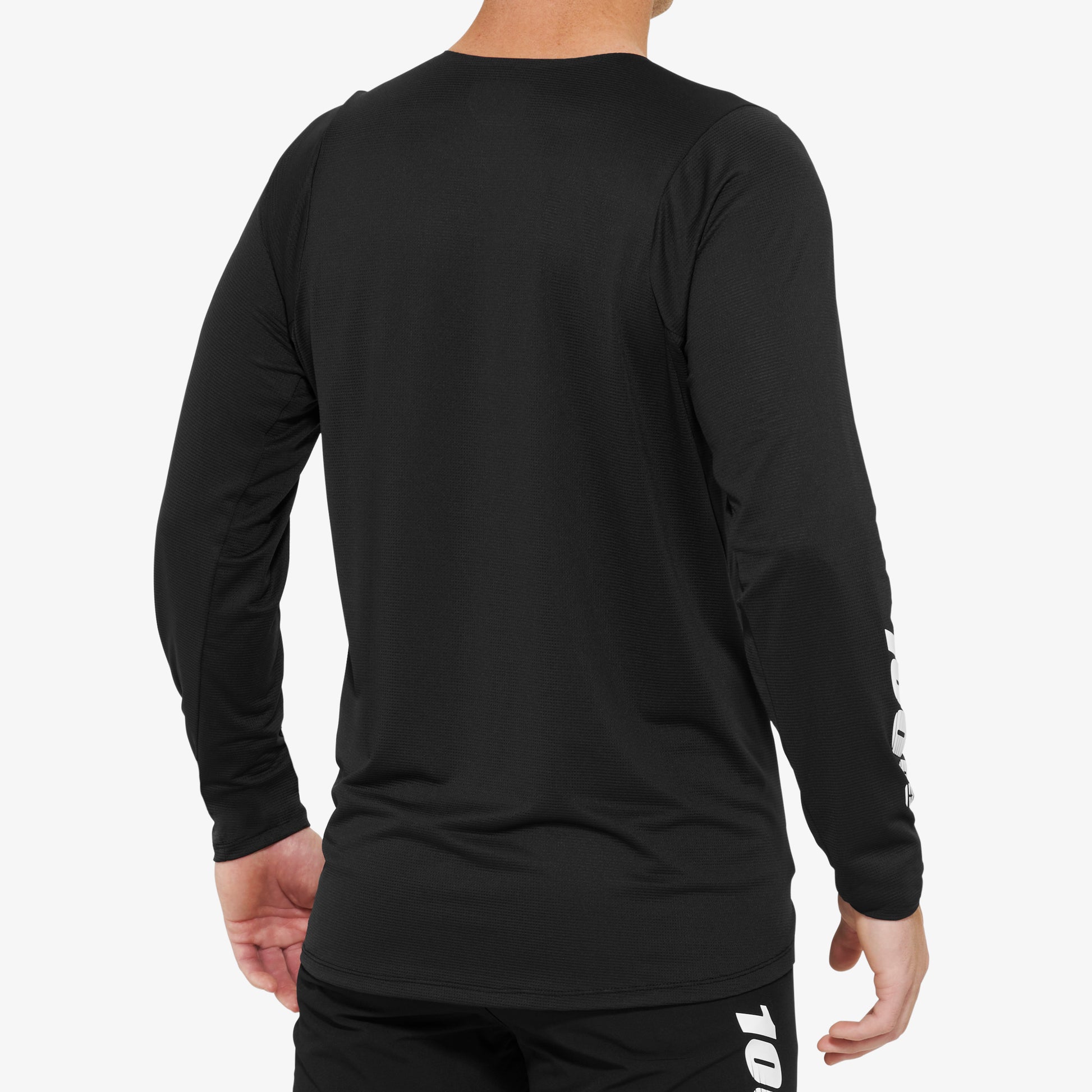 Maglia A Maniche Lunghe 100% Ridecamp Enduro – Rossa/nera, Taglia S, Comoda E Traspirante Per Mountain Bike E Sport All'aria Aperta