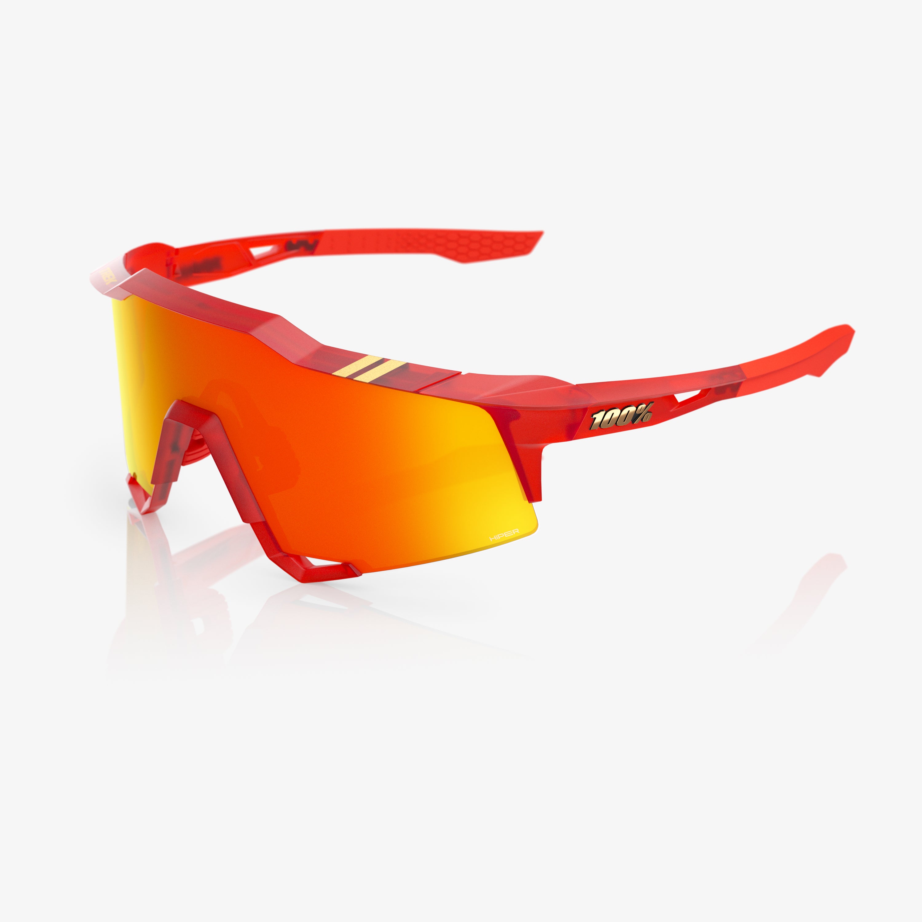 TREK TFR SPEEDCRAFT Translucent Matte Red HiPER Red Mirror Lens