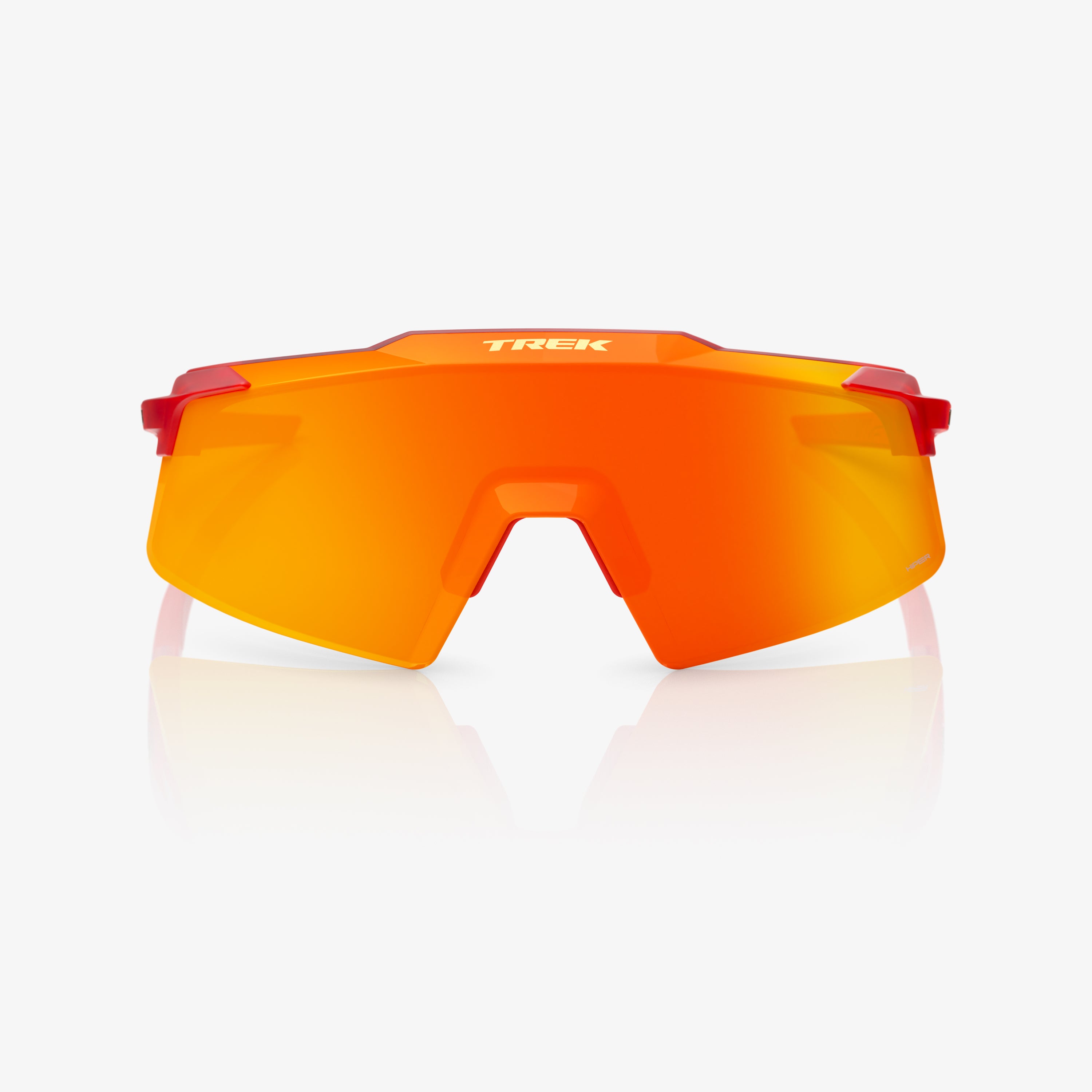 TREK TFR AEROCRAFT Translucent Matte Red HiPER Red Mirror Lens