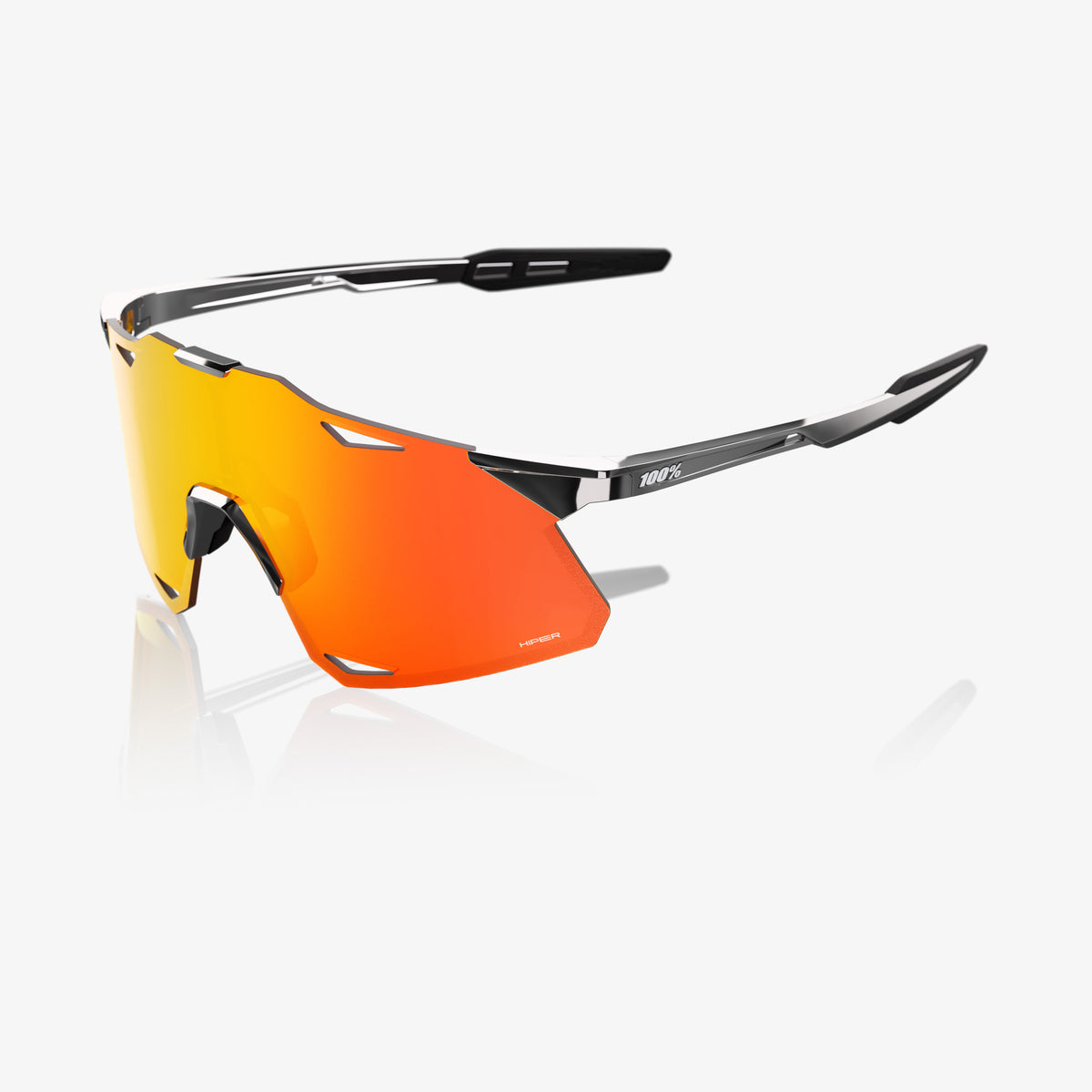 HYPERCRAFT - Black Chrome - HiPER Red Mirror – 100%
