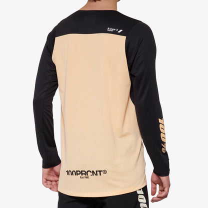 R-CORE X Long Sleeve Jersey Black/Peach