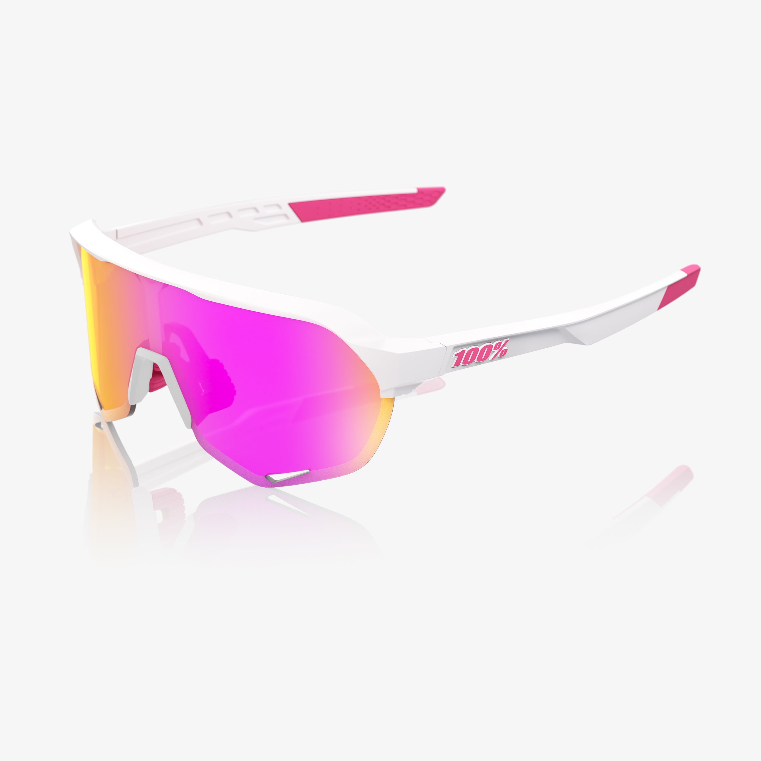 S2 - Matte White/Pink - HiPER Vital Pink Mirror