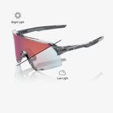 S3 - Polished Translucent Grey - Rose Gold Mirror Photochromic Lens