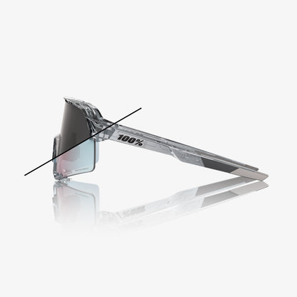 S3 - Polished Translucent Grey - Rose Gold Mirror Photochromic Lens