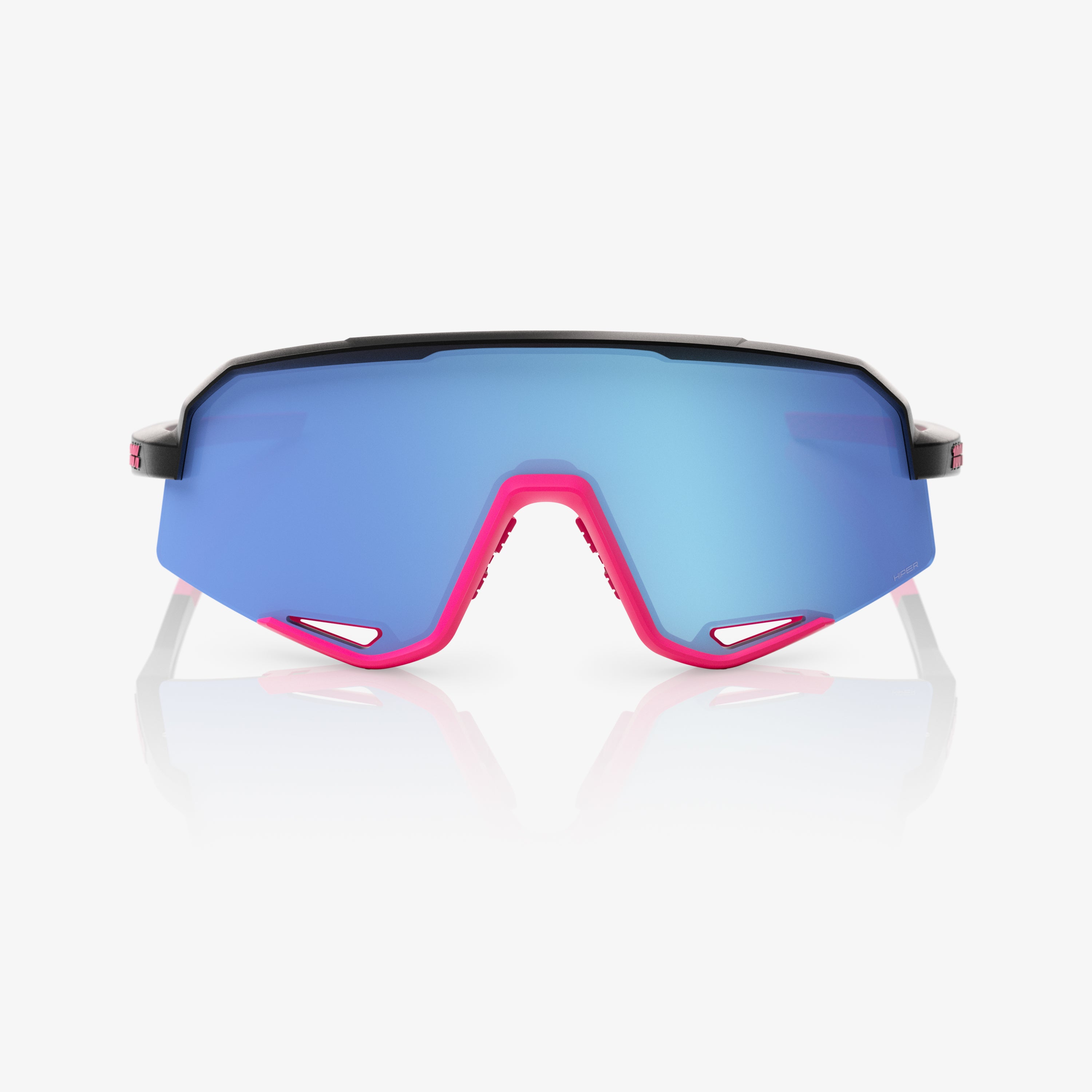 SLENDALE Matte Black/Pink HiPER Blue Mirror Lens - Secondary