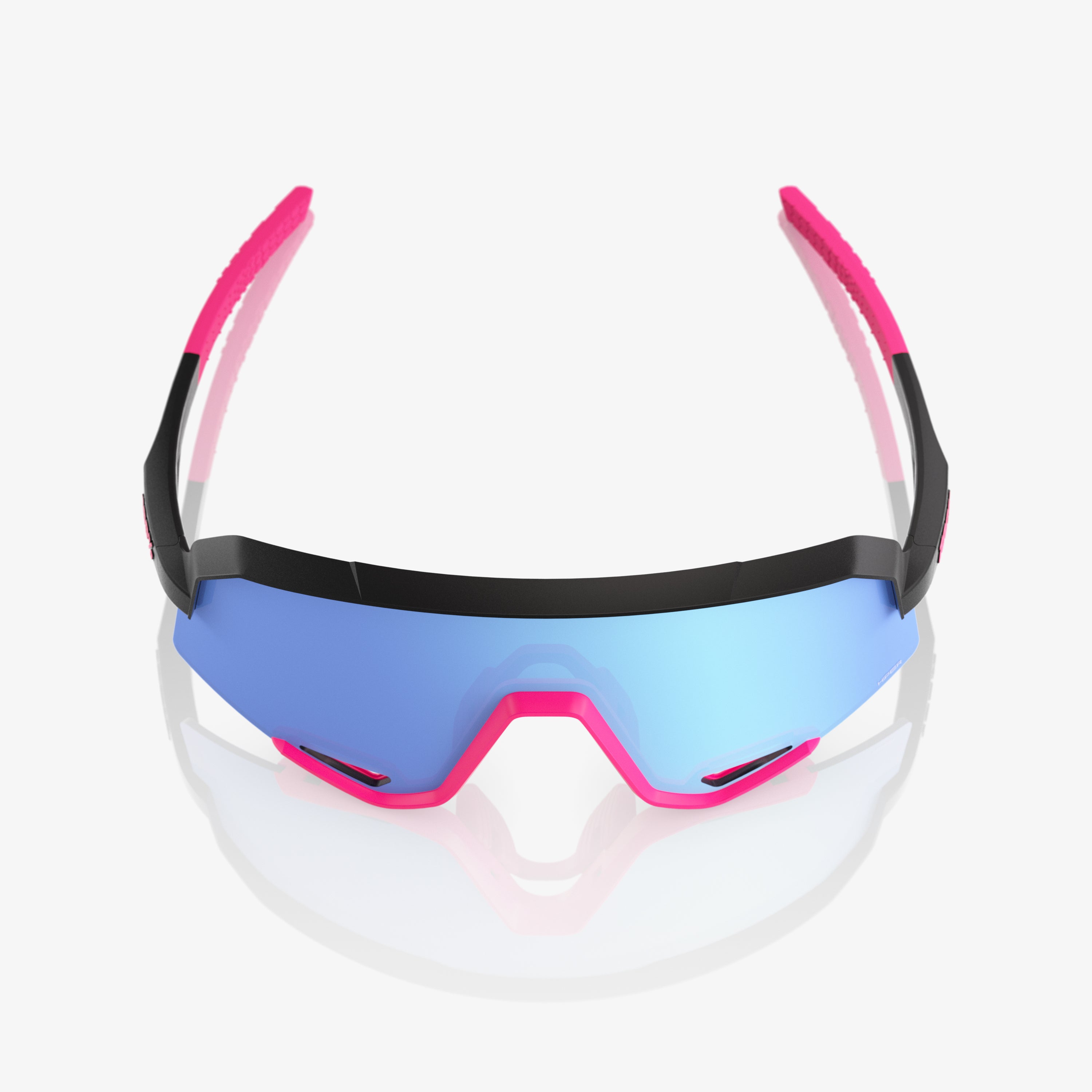 SLENDALE Matte Black/Pink HiPER Blue Mirror Lens – 100%