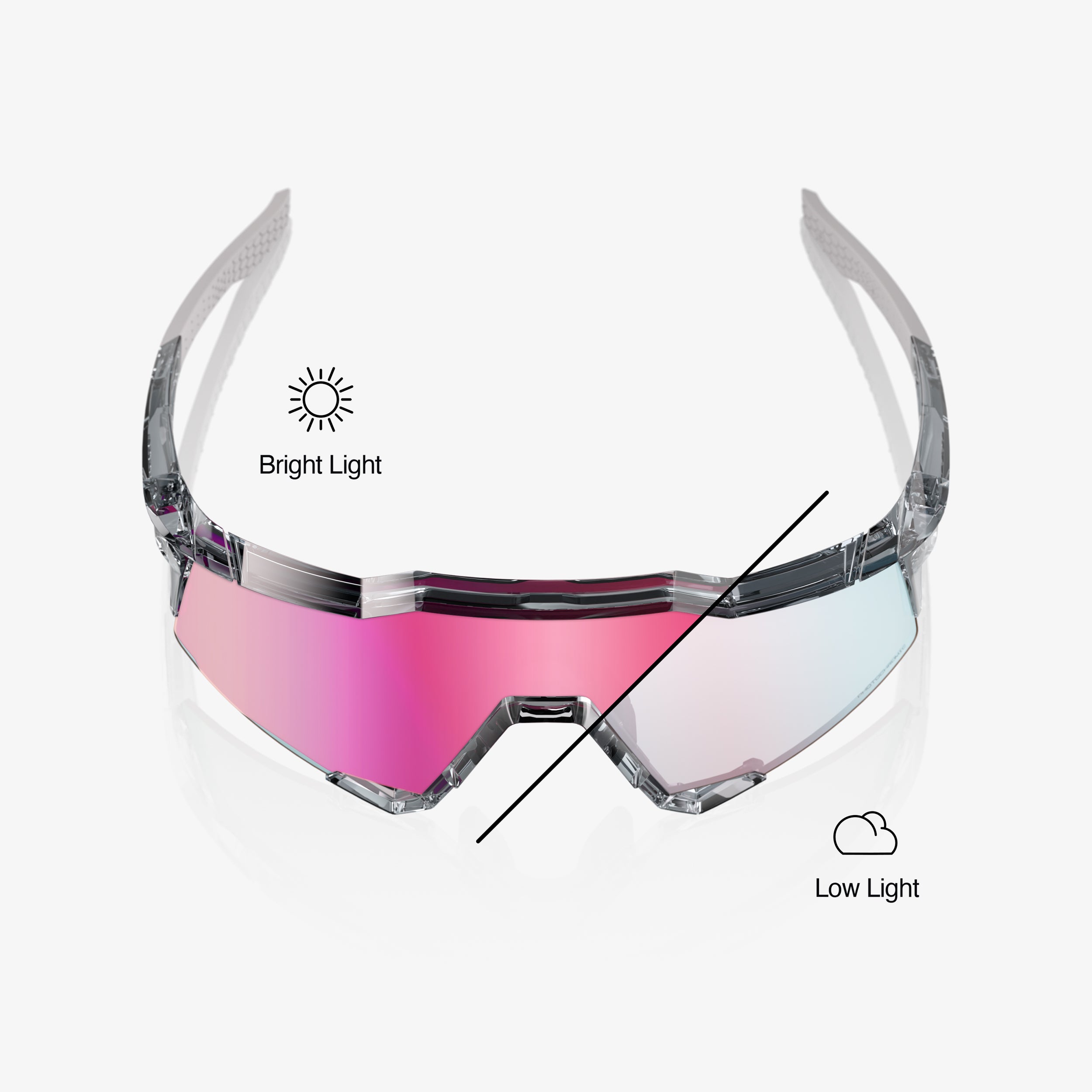SPEEDCRAFT - Polished Translucent Grey - Rose Gold Mirror