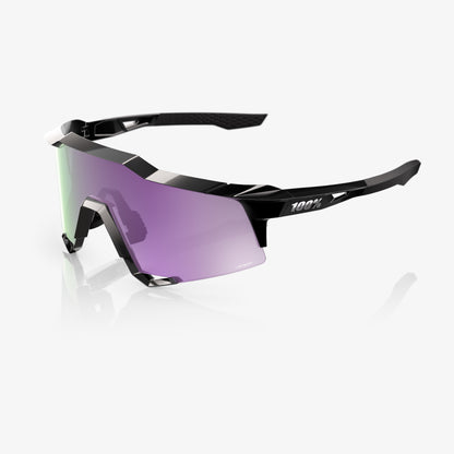 SPEEDCRAFT - Polished Black - HiPER Polarized Lavender Mirror
