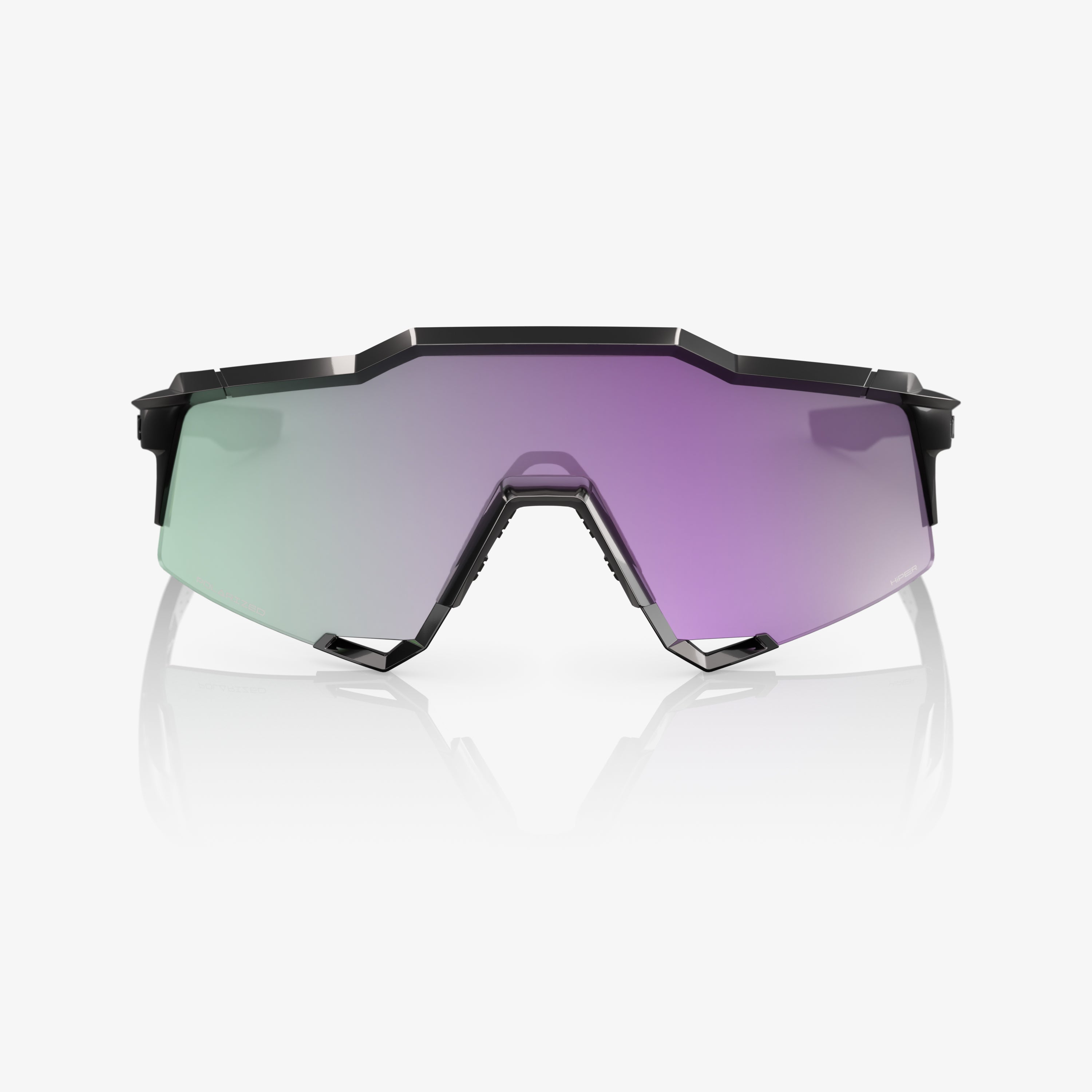 SPEEDCRAFT - Polished Black - HiPER Polarized Lavender Mirror - Secondary