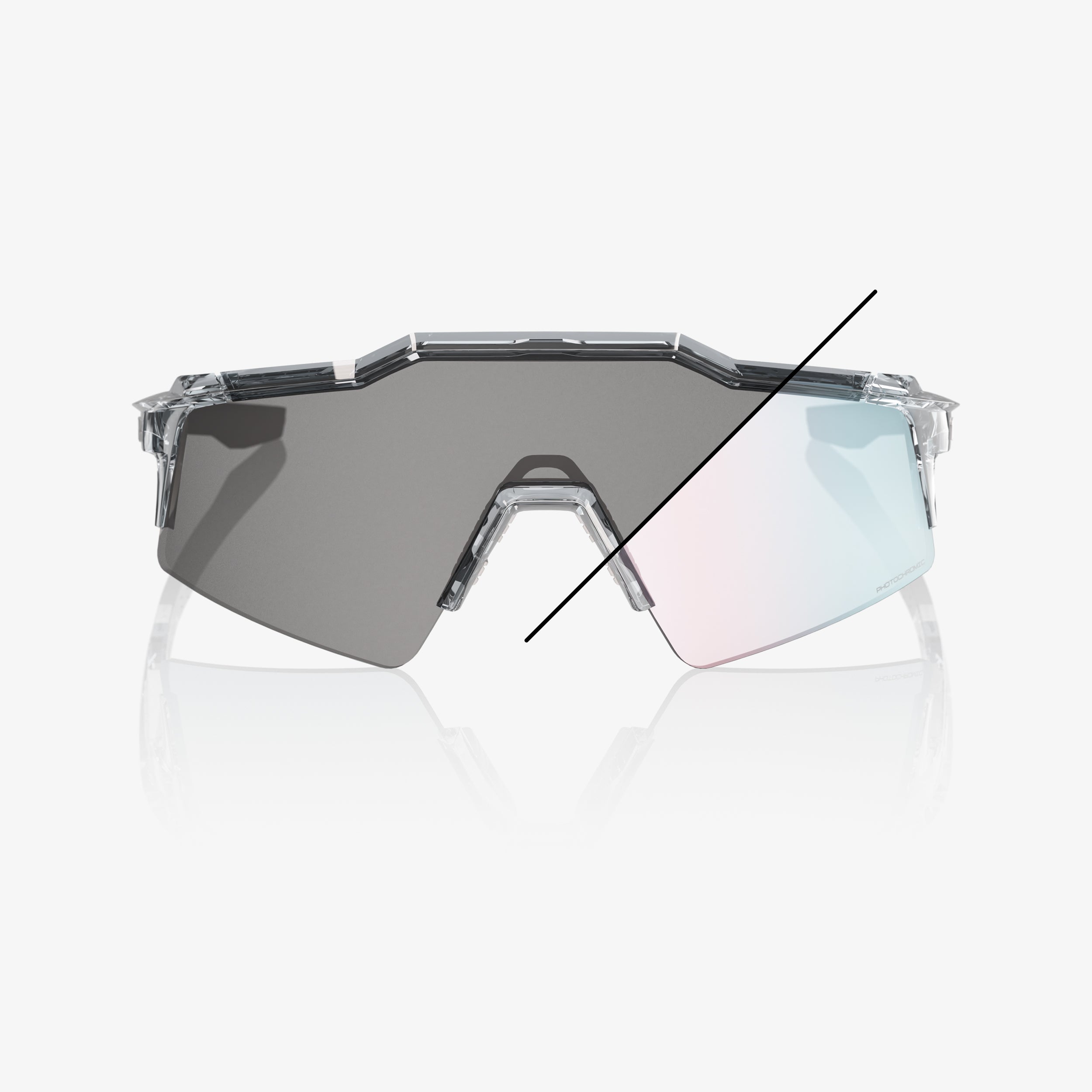 SPEEDCRAFT SL - Polished Translucent Grey - Rose Gold Mirror Photochromic