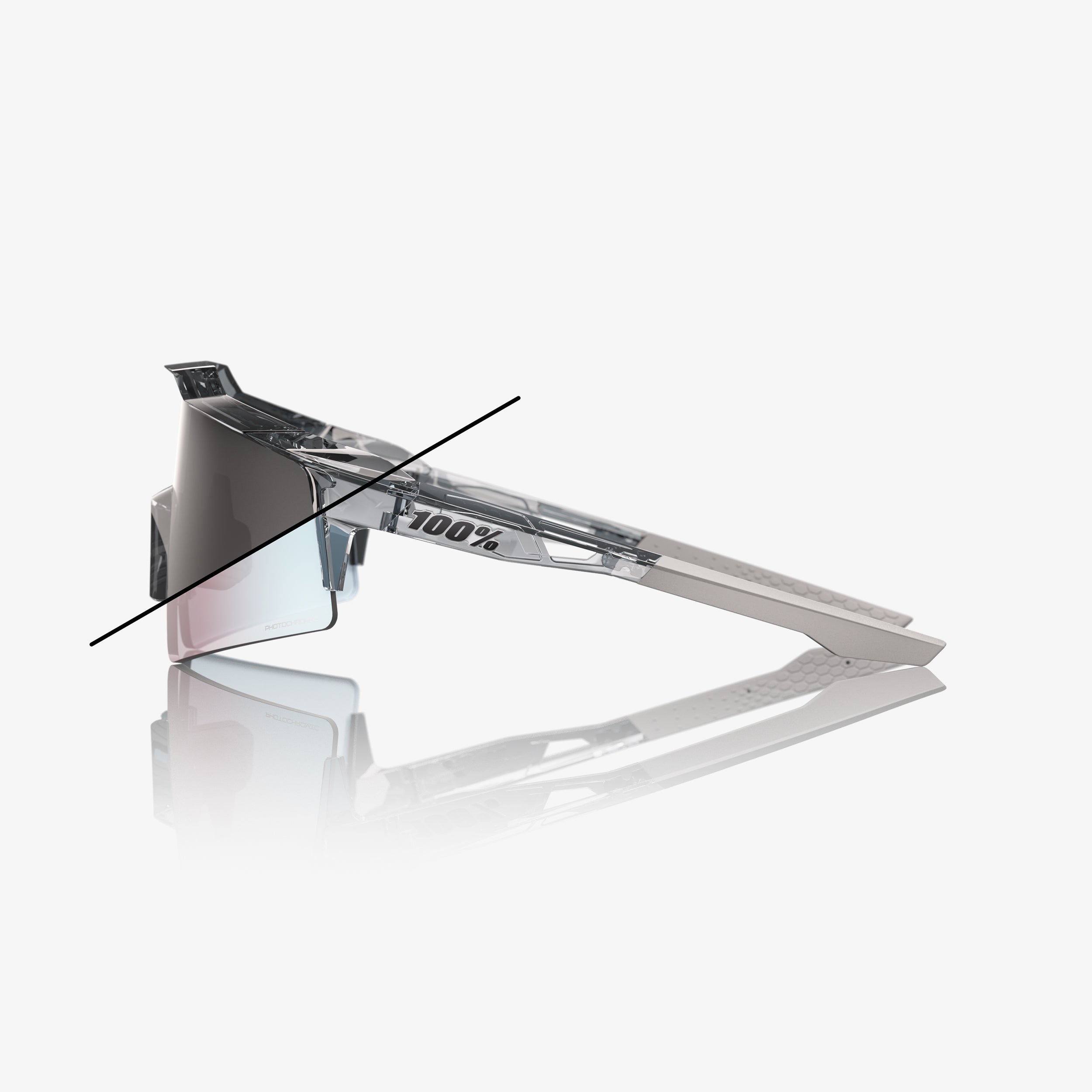 SPEEDCRAFT SL - Polished Translucent Grey - Rose Gold Mirror Photochromic