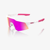 SPEEDCRAFT XS - Matte White/Pink - HiPER Vital Pink Mirror
