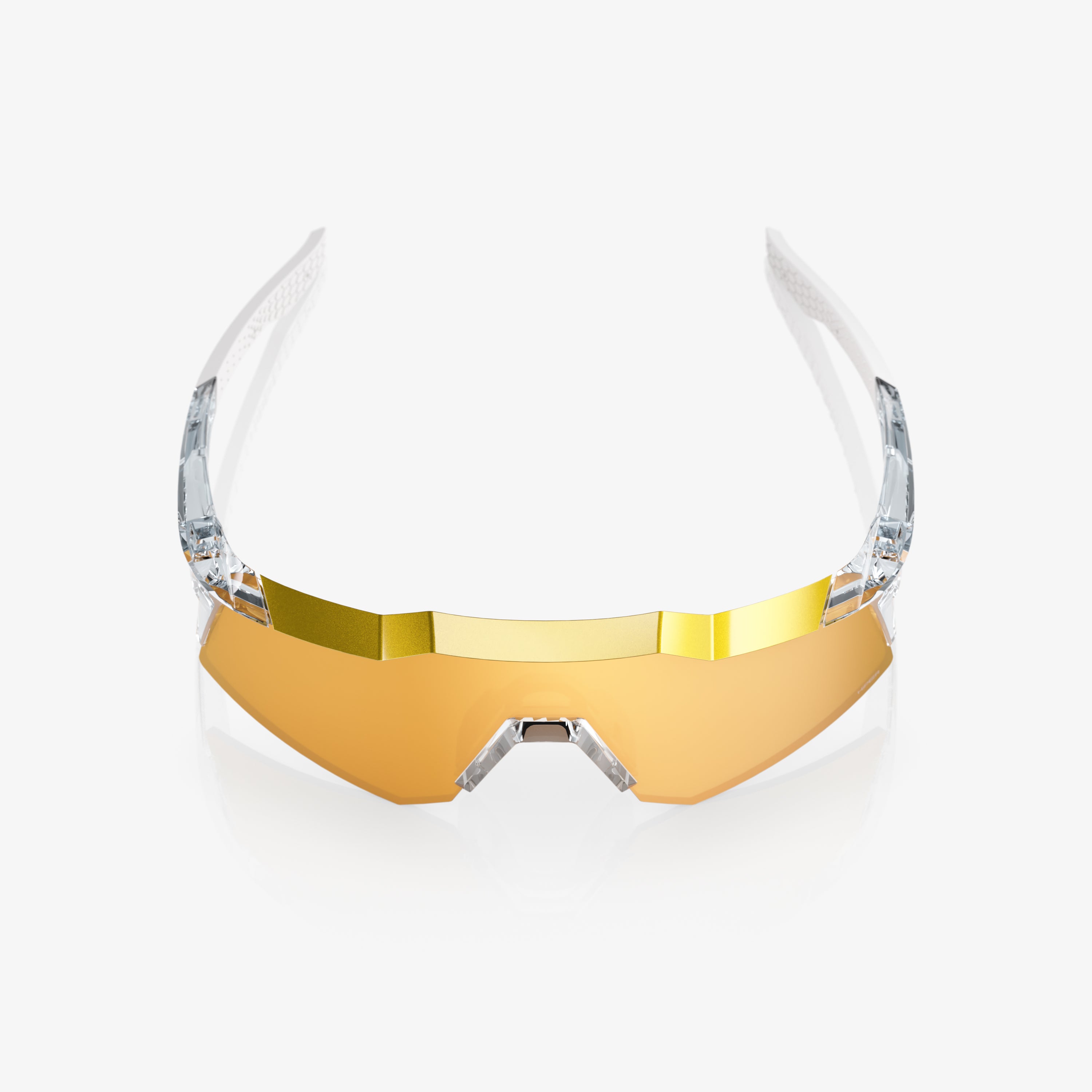 SPEEDCRAFT XS Polished Translucent Clear HiPER 24K Gold Mirror Lens