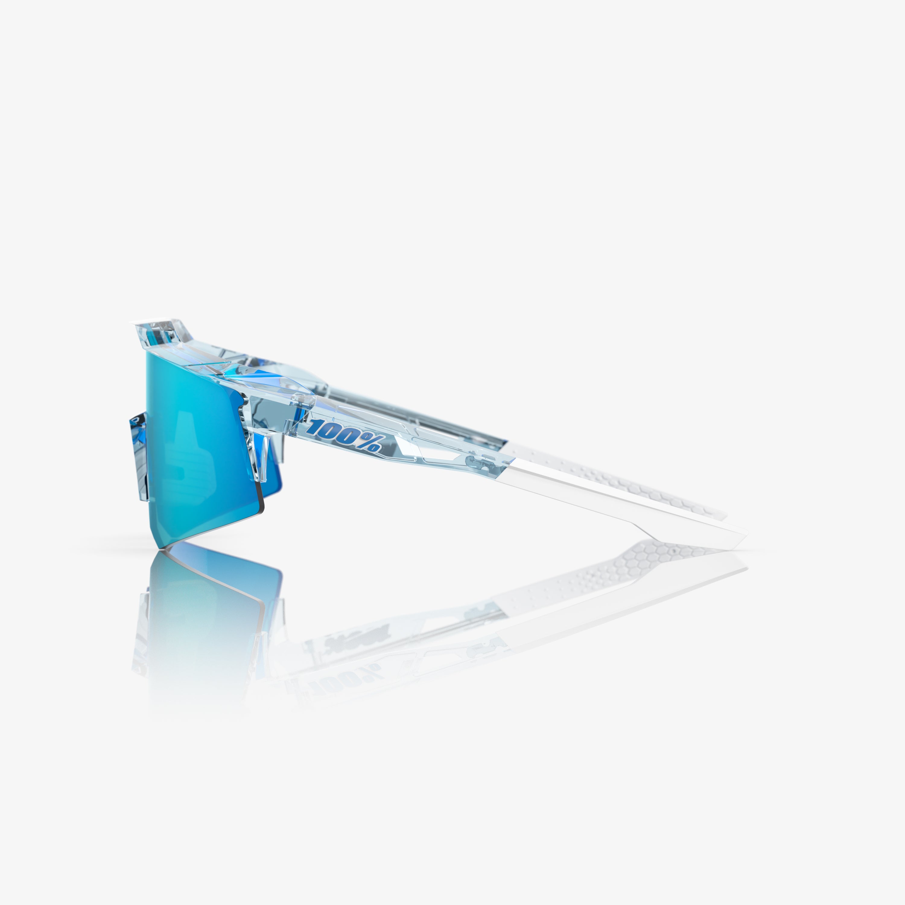 SPEEDCRAFT XS Polished Translucent Mint Blue Topaz Mirror Lens
