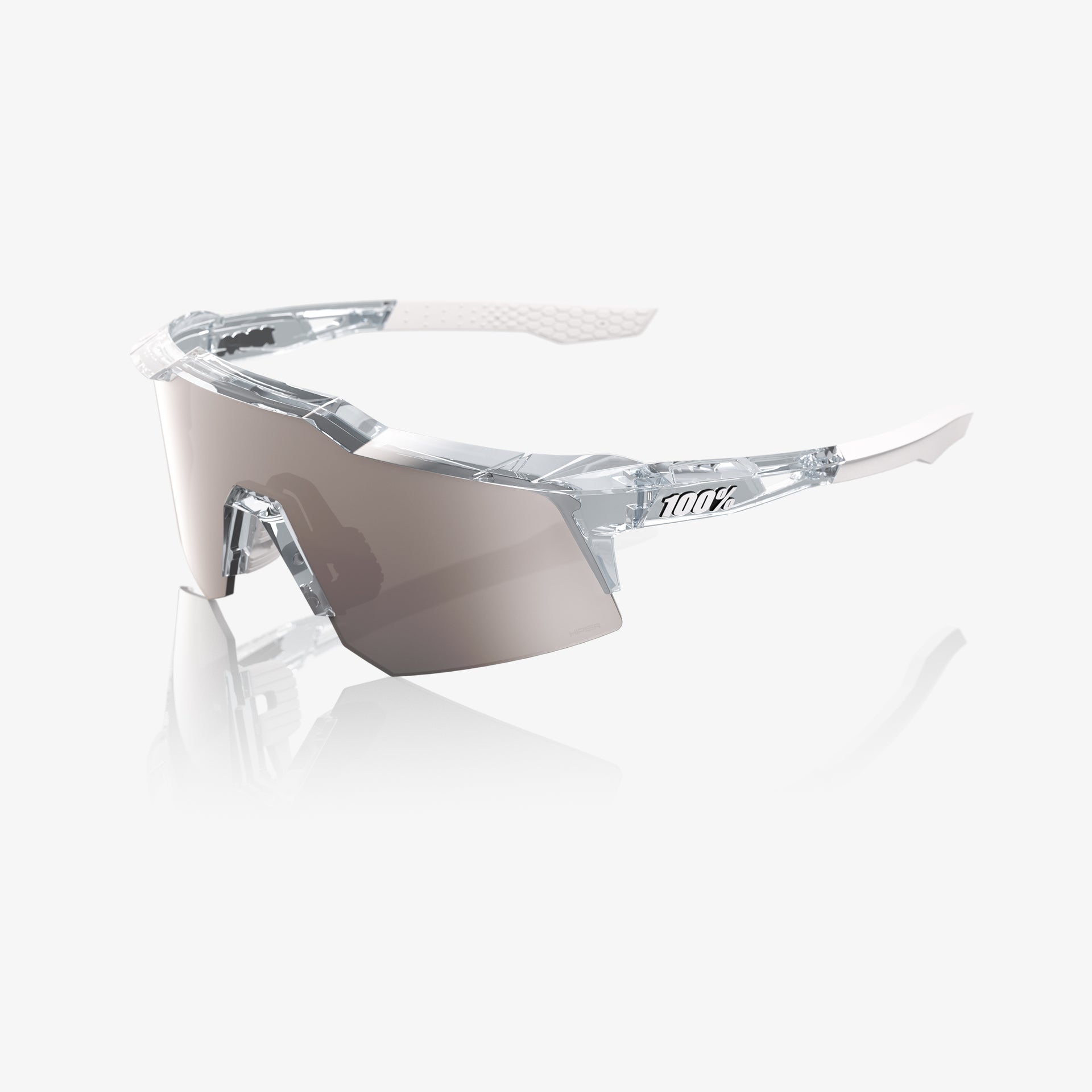 SPEEDCRAFT XS - Polished Translucent Clear - HiPER Silver Mirror 